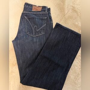 Dark Blue Denim Jeans